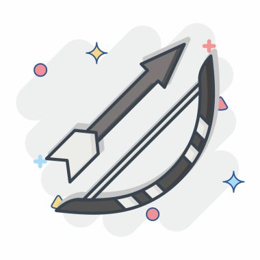 Simge yayı. Amerikan Yerli Sembolü ile ilgili. Çizgi roman. Basit dizayn edilebilir. Basit resimleme