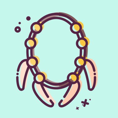 Simge Pençesi. Amerikan Yerli Sembolü ile ilgili. MBE tarzı. Basit dizayn edilebilir. Basit resimleme