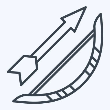 Simge yayı. Amerikan Yerli Sembolü ile ilgili. Sıra tarzı. Basit dizayn edilebilir. Basit resimleme