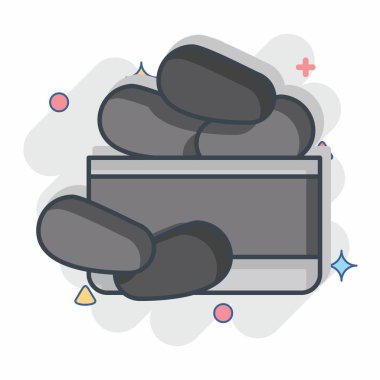 Simge tarihleri. Suudi Arabistan sembolüyle ilgili. Çizgi roman. Basit dizayn edilebilir. Basit resimleme