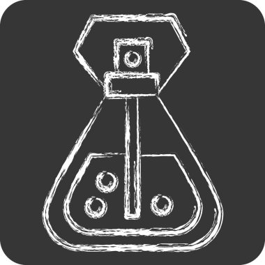 Simge parfümü. Suudi Arabistan sembolüyle ilgili. Tebeşir stili. Basit dizayn edilebilir. Basit resimleme