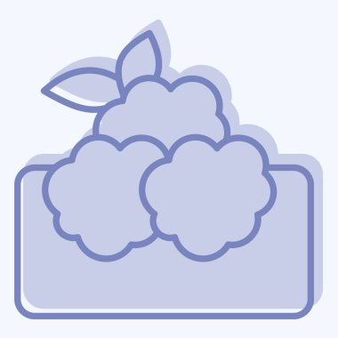 Simge Falafel. Suudi Arabistan sembolüyle ilgili. İki ton stili. Basit dizayn edilebilir. Basit resimleme