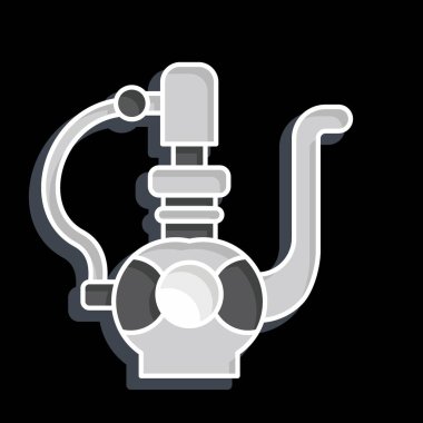 İkon Saksıkafa. Suudi Arabistan sembolüyle ilgili. Parlak bir stil. Basit dizayn edilebilir. Basit resimleme