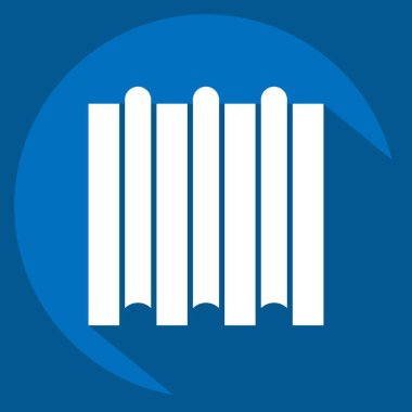 Simge Çelik Çarşaf. Bina materyali sembolüyle ilgili. Uzun gölge tarzı. Basit dizayn edilebilir. Basit resimleme