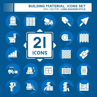 Simge Ayarlama Bina Malzemesi. Eğitim sembolüyle ilgili. Uzun gölge tarzı. Basit dizayn edilebilir. Basit resimleme