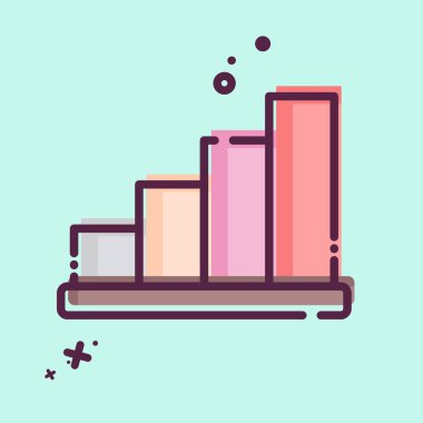 Simge Merdivenleri. Bina materyali sembolüyle ilgili. MBE tarzı. Basit dizayn edilebilir. Basit resimleme