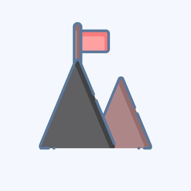 Simge Golü. İş Analizi sembolüyle ilgili. Karalama stili basit tasarım düzenlenebilir. Basit resimleme