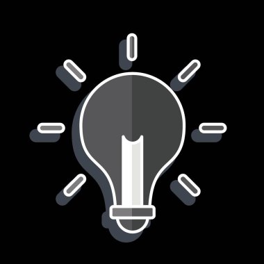 Simge Çözümü. İş Analizi sembolüyle ilgili. Parlak stil basit tasarım düzenlenebilir. Basit resimleme