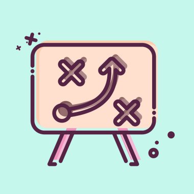 Simge Stratejisi. İş Analizi sembolüyle ilgili. MBE tarzı basit tasarım düzenlenebilir. Basit resimleme