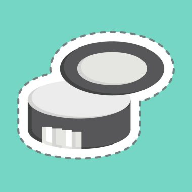 Çıkartma hattı, Konserve Açacağı. Kamp sembolüyle ilgili. Basit dizayn edilebilir. Basit resimleme