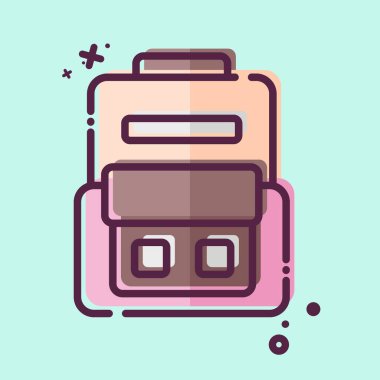 Simge Destek Torbaları. Kamp sembolüyle ilgili. MBE tarzı. Basit dizayn edilebilir. Basit resimleme