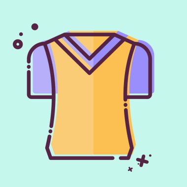 Icon tişörtleri. Kamp sembolüyle ilgili. MBE tarzı. Basit dizayn edilebilir. Basit resimleme