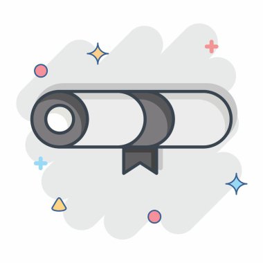 Ödül sembolüyle ilgili Simge Ödülü 5. Çizgi roman. Basit dizayn edilebilir. Basit resimleme