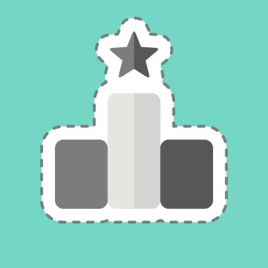 Ödül sembolüyle ilgili 1. Ödül etiketi kesilmiş. Basit dizayn edilebilir. Basit resimleme