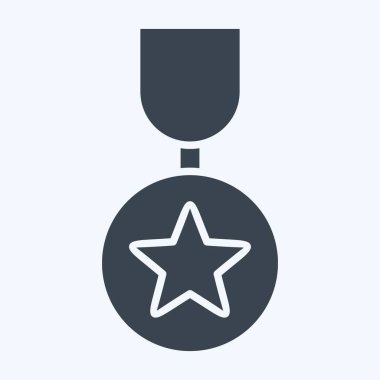 Ödül sembolüyle ilgili Simge 1. Kabartma tarzı. Basit dizayn edilebilir. Basit resimleme