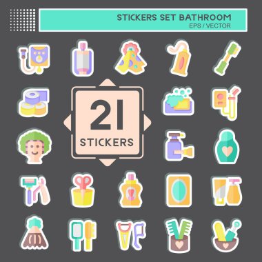 Çıkartma Ayarlı Banyo. Klinik sembolüyle ilgili. Basit dizayn edilebilir. Basit resimleme