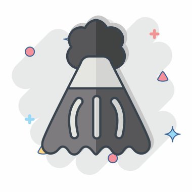 Simge El Havlusu. Banyo sembolüyle ilgili. Çizgi roman. Basit dizayn edilebilir. Basit resimleme