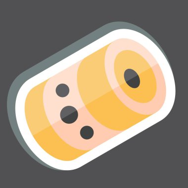 Etiket Şampuanı. Kamboçya sembolüyle ilgili. Basit dizayn edilebilir. Basit resimleme