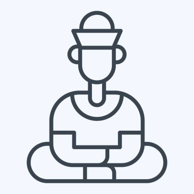 Simge Heykeli. Kamboçya sembolüyle ilgili. Sıra tarzı. Basit dizayn edilebilir. Basit resimleme