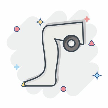 Simge Bacak. Vücut Ache sembolüyle ilgili. Çizgi roman. Basit dizayn edilebilir. Basit resimleme