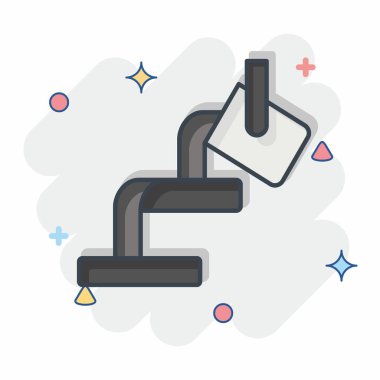 Simge eridi. Madencilik sembolüyle ilgili. Çizgi roman. Basit dizayn edilebilir. Basit resimleme