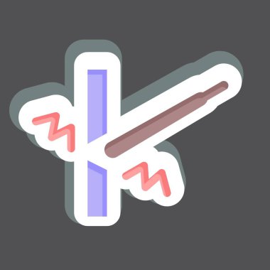 Çıkartma Kaynağı. Kaynak aletleri sembolüyle ilgili. Basit dizayn edilebilir. Basit resimleme