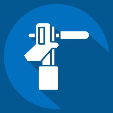 Kaynak Malzemeleri Sembolü ile ilgili Simge Elektro Holder 3. Uzun gölge tarzı. Basit dizayn edilebilir. Basit resimleme