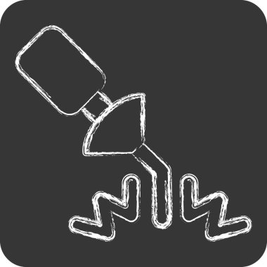 Kaynak Malzemeleri Sembolü ile ilgili Simge 2. Tebeşir stili. Basit dizayn edilebilir. Basit resimleme