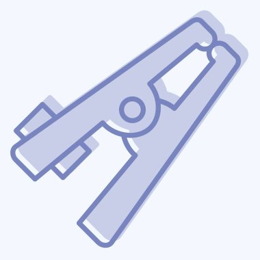 Simge Ağırlığı. Kaynak aletleri sembolüyle ilgili. İki ton stili. Basit dizayn edilebilir. Basit resimleme