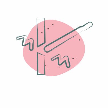 Simge kaynaklama. Kaynak aletleri sembolüyle ilgili. Renkli Leke Biçimi. Basit dizayn edilebilir. Basit resimleme