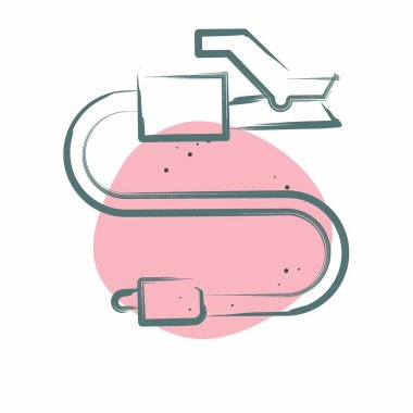 Kaynak Malzemeleri Sembolü ile ilgili Simge Elektro Holder 1. Renkli Leke Biçimi. Basit dizayn edilebilir. Basit resimleme