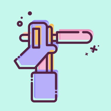 Kaynak Malzemeleri Sembolü ile ilgili Simge Elektro Holder 3. MBE tarzı. Basit dizayn edilebilir. Basit resimleme