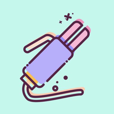 Kaynak Malzemeleri Sembolü ile ilgili Simge Elektro Holder 2. MBE tarzı. Basit dizayn edilebilir. Basit resimleme