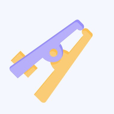 Simge Ağırlığı. Kaynak aletleri sembolüyle ilgili. Düz stil. Basit dizayn edilebilir. Basit resimleme