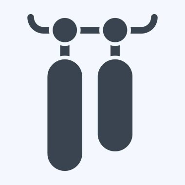 Simge silindirleri. Kaynak aletleri sembolüyle ilgili. Kabartma tarzı. Basit dizayn edilebilir. Basit resimleme