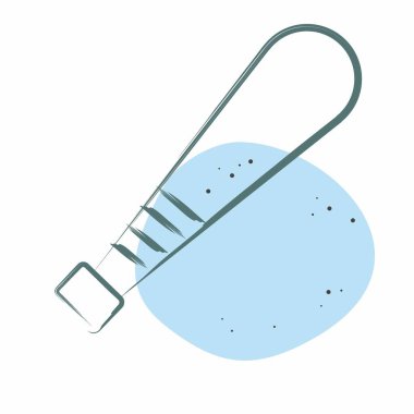 Simge Yarasa. Beyzbol sembolüyle ilgili. Renkli Leke Biçimi. Basit dizayn edilebilir. Basit resimleme