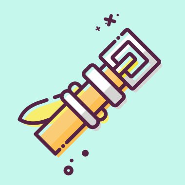 Simgesel Beyzbol Kuşağı. Beyzbol sembolüyle ilgili. MBE tarzı. Basit dizayn edilebilir. Basit resimleme