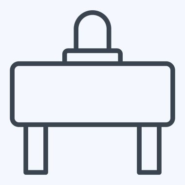 Simge bariyeri. Yol İşareti sembolüyle ilgili. Sıra tarzı. Basit dizayn edilebilir. Basit resimleme