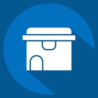 Simge Kemirgeni. Zehir sembolüyle ilgili. Uzun gölge tarzı. Basit dizayn edilebilir. Basit resimleme