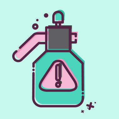 Simge Spreyi. Zehir sembolüyle ilgili. MBE tarzı. Basit dizayn edilebilir. Basit resimleme