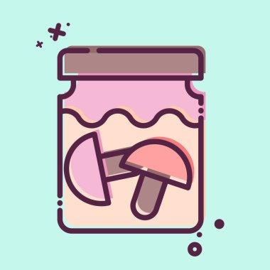 İkon mantarı. Zehir sembolüyle ilgili. MBE tarzı. Basit dizayn edilebilir. Basit resimleme