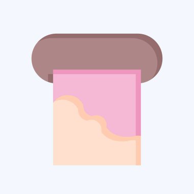 Simge kalıbı. Zehir sembolüyle ilgili. Düz stil. Basit dizayn edilebilir. Basit resimleme