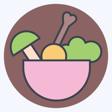 Simge Zehri. Zehir sembolüyle ilgili. renk arkadaşı stili. Basit dizayn edilebilir. Basit resimleme