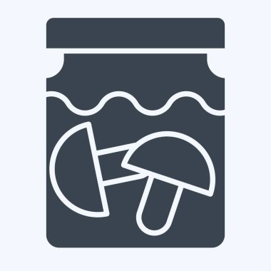 İkon mantarı. Zehir sembolüyle ilgili. Kabartma tarzı. Basit dizayn edilebilir. Basit resimleme