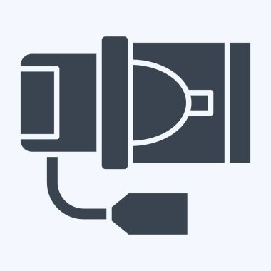 Simge Isıtıcı Üfleme Motoru. Araba Bakım Sembolü ile ilgili. Kabartma tarzı. Basit dizayn edilebilir. Basit resimleme