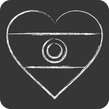 Simge Hindistan. Hindistan sembolüyle ilgili. Tebeşir stili. Basit dizayn edilebilir. Basit resimleme