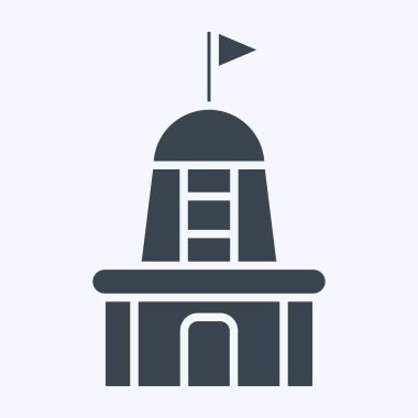 Simge Tapınağı. Hindistan sembolüyle ilgili. Kabartma tarzı. Basit dizayn edilebilir. Basit resimleme