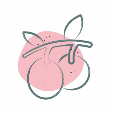 Simge zeytinyağı. Meyve ve sebze sembolüyle ilgili. Renkli Leke Biçimi. Basit dizayn edilebilir. Basit resimleme