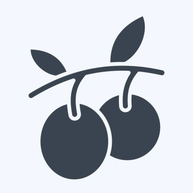 Simge zeytinyağı. Meyve ve sebze sembolüyle ilgili. Kabartma tarzı. Basit dizayn edilebilir. Basit resimleme