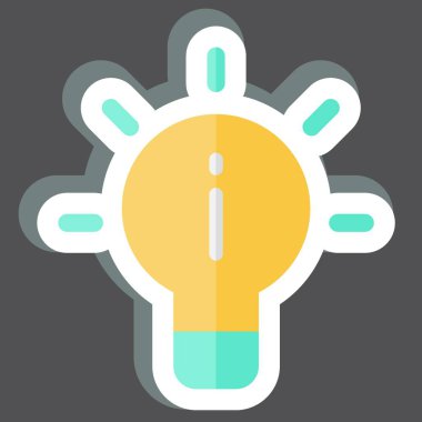 Çıkartma fikri. İletişim sembolüyle ilgili. Basit dizayn edilebilir. Basit resimleme